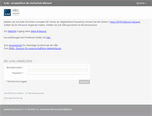 Tablet Screenshot of elearns02.fh-biberach.de